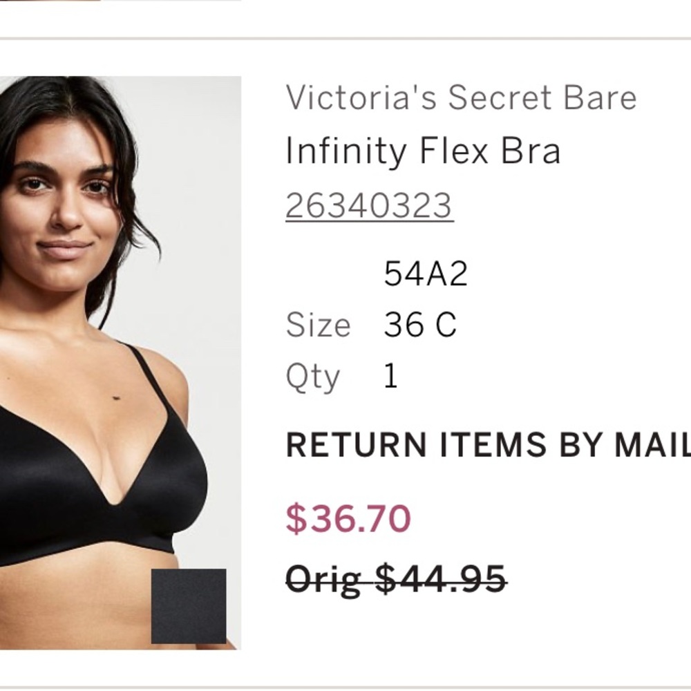 Brand New VS Infinity Stretch Bra